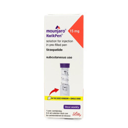 Mounjaro KwikPen 15 mg/0.6 ml (4 doses of 15 mg in pen)